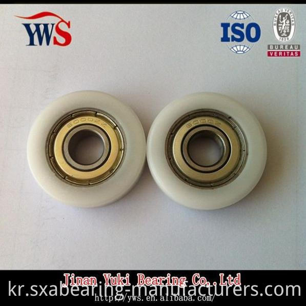 6000 POM Plastic Coated Ball Bearing